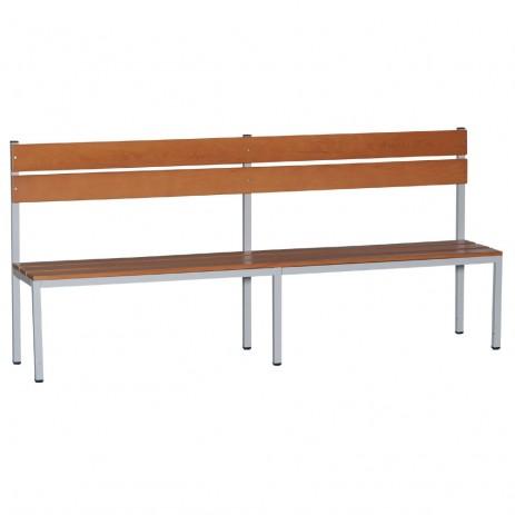 Banc Vestiaire avec dossier 160cm